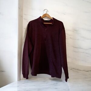 Under Armour Red Zip Up Sweater